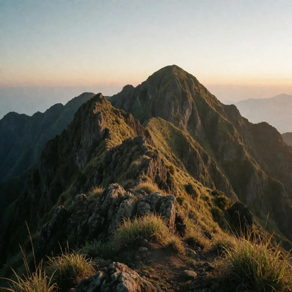 Mountain ridge at dawn representing the origin of natural supplement ingredients